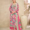 pure lawn cotton digital print (3) pink Pure Lawn Cotton Digital Print Suit Set with Embroidery for Women
