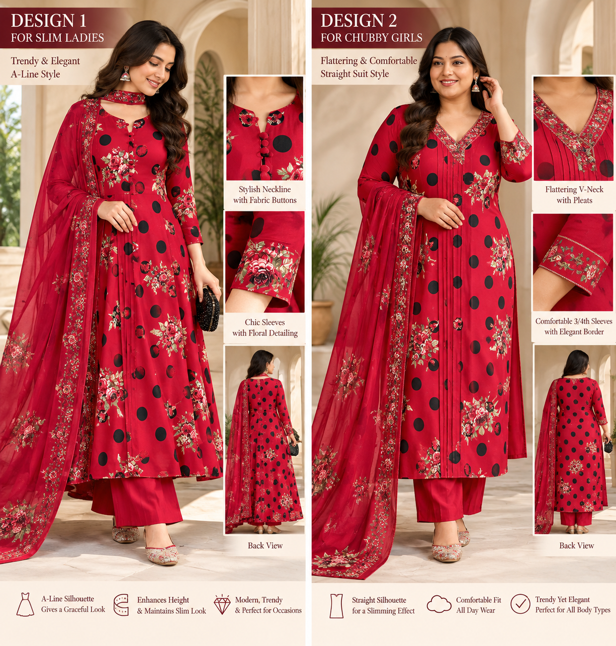 Pure Crepe Unstitched Suits - Image 2